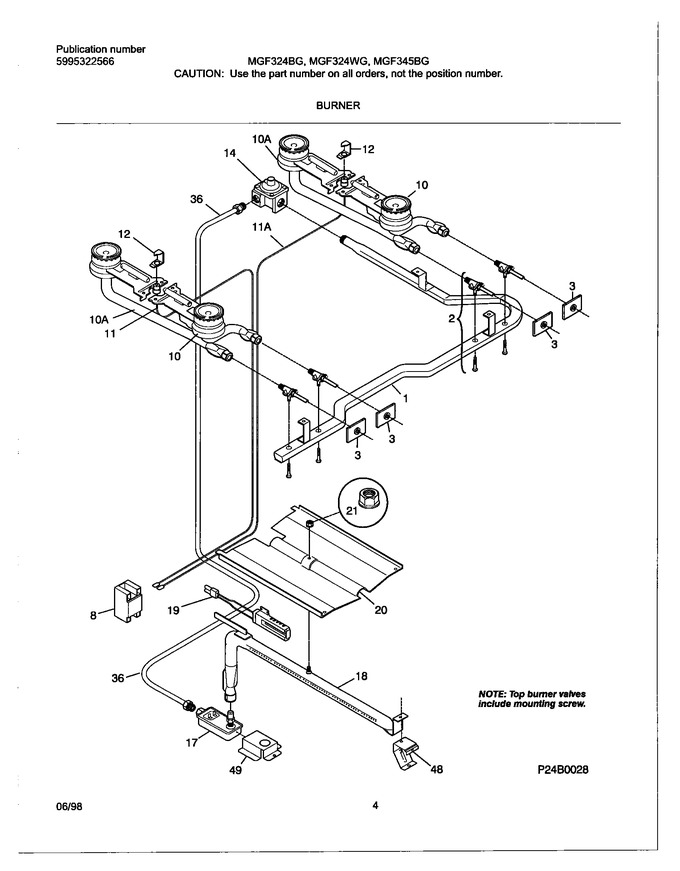 Diagram for MGF345BGWD