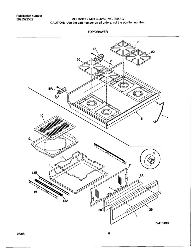 Diagram for MGF324WGSF