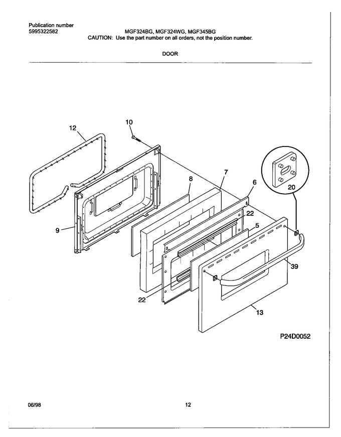 Diagram for MGF324WGSE