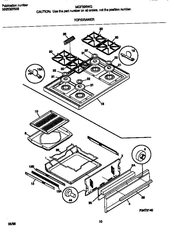 Diagram for MGF326WGSB