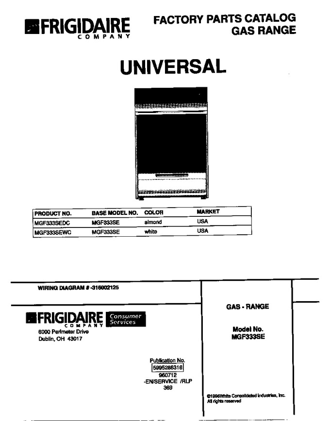 Diagram for MGF333SEDC