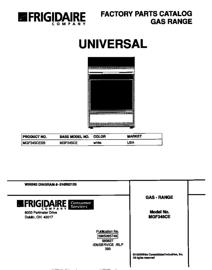 Diagram for MGF345CESB