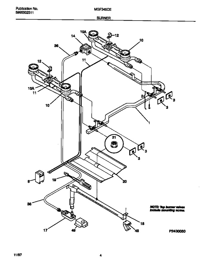 Diagram for MGF345CESE