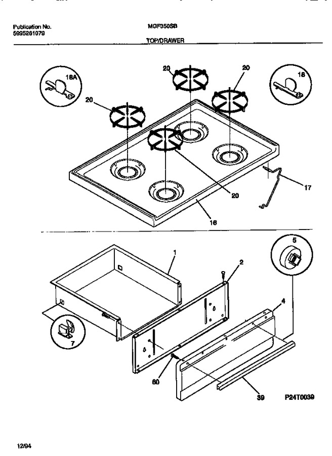 Diagram for MGF350SBWA