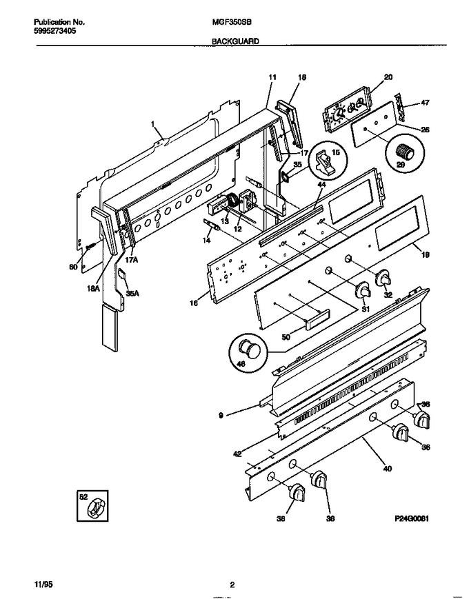 Diagram for MGF350SBWB