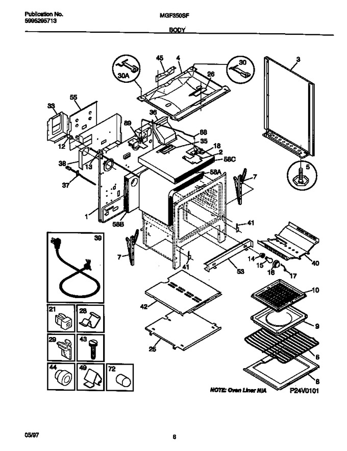 Diagram for MGF350SFWA