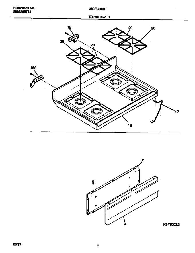 Diagram for MGF350SFWA