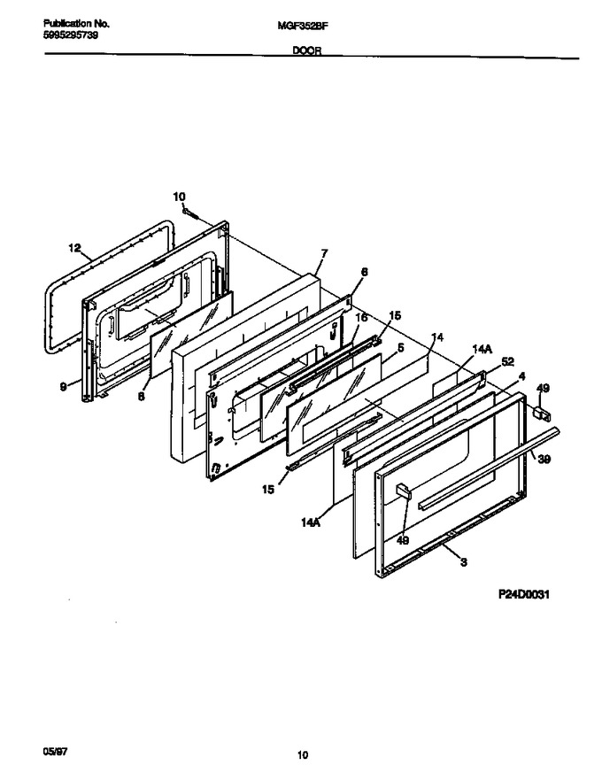 Diagram for MGF352BFWA