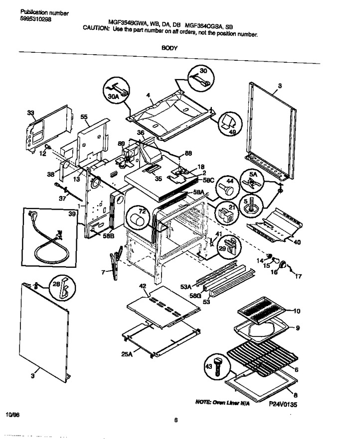 Diagram for MGF354CGSB