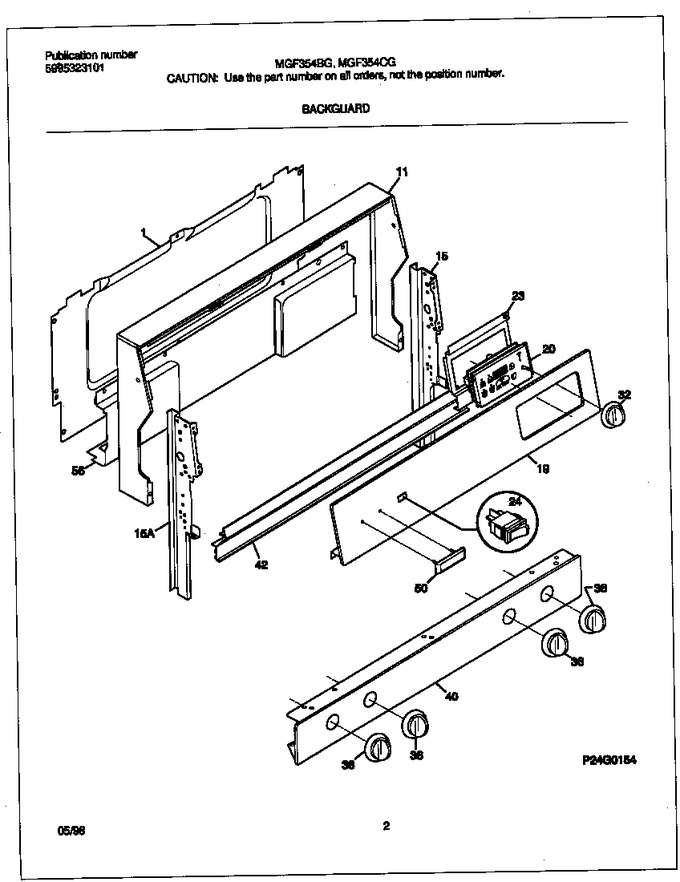 Diagram for MGF354BGWC