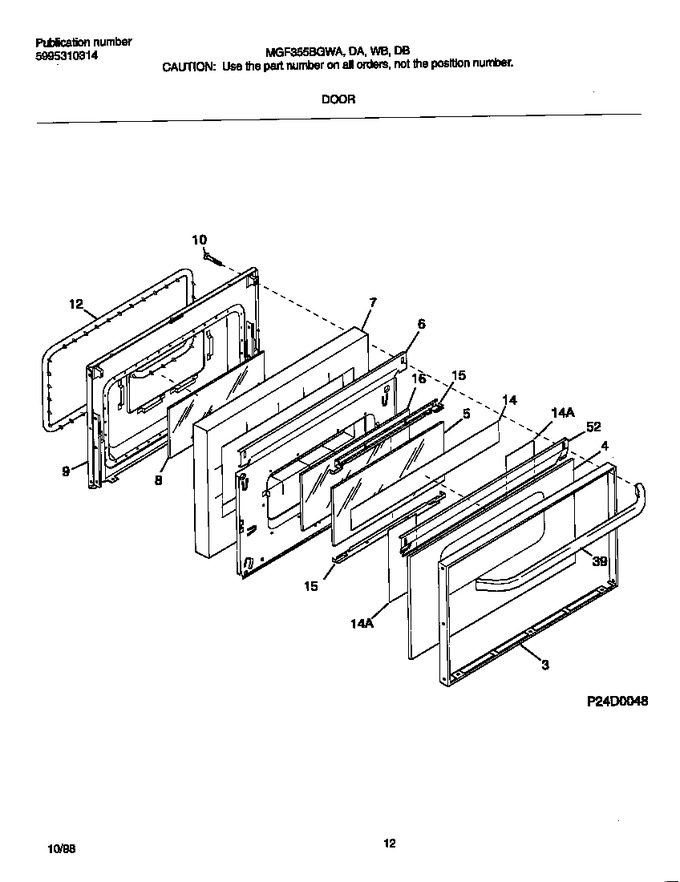 Diagram for MGF355BGWB