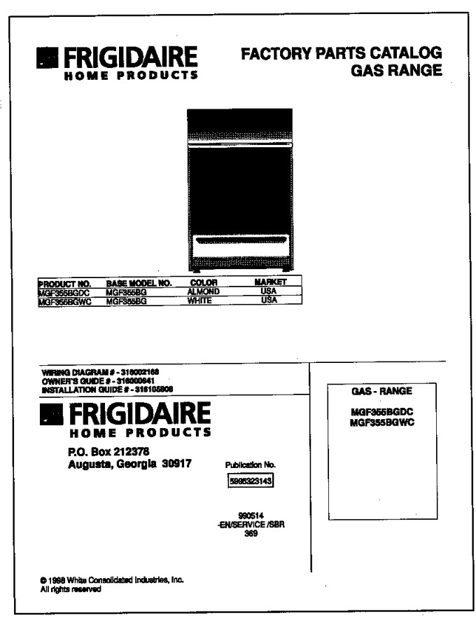 Diagram for MGF355BGDC