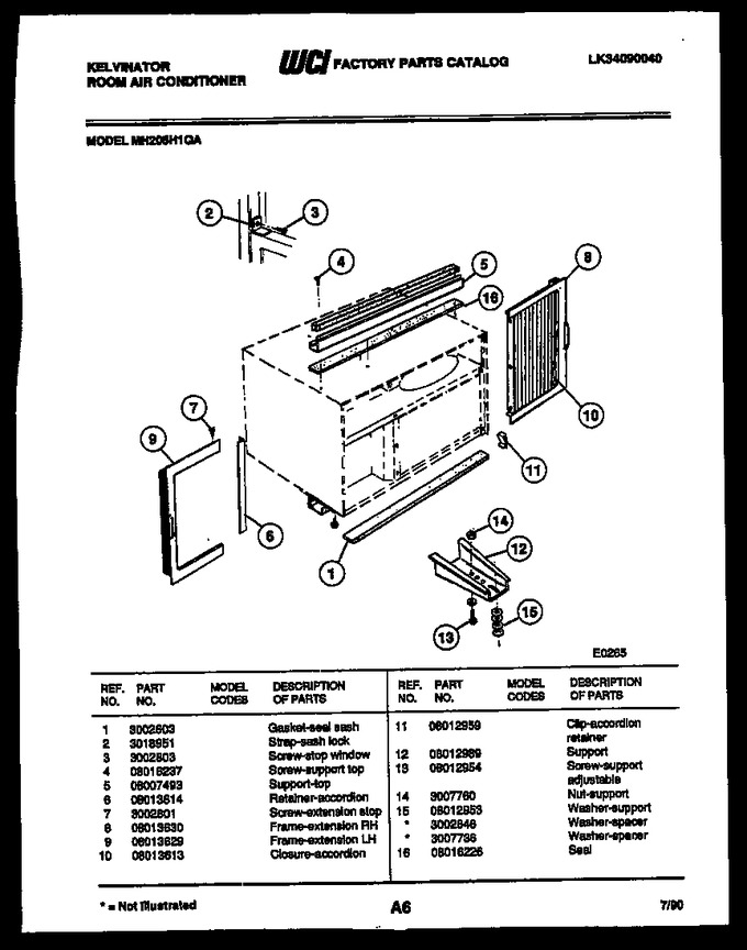 Diagram for MH205H1QA