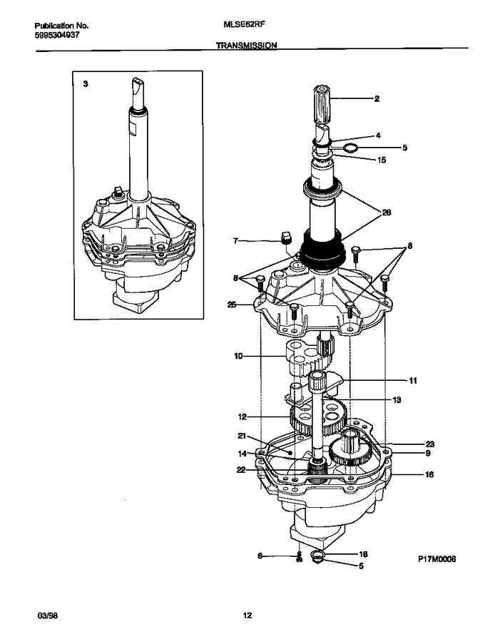 Diagram for MLSE62RFW0