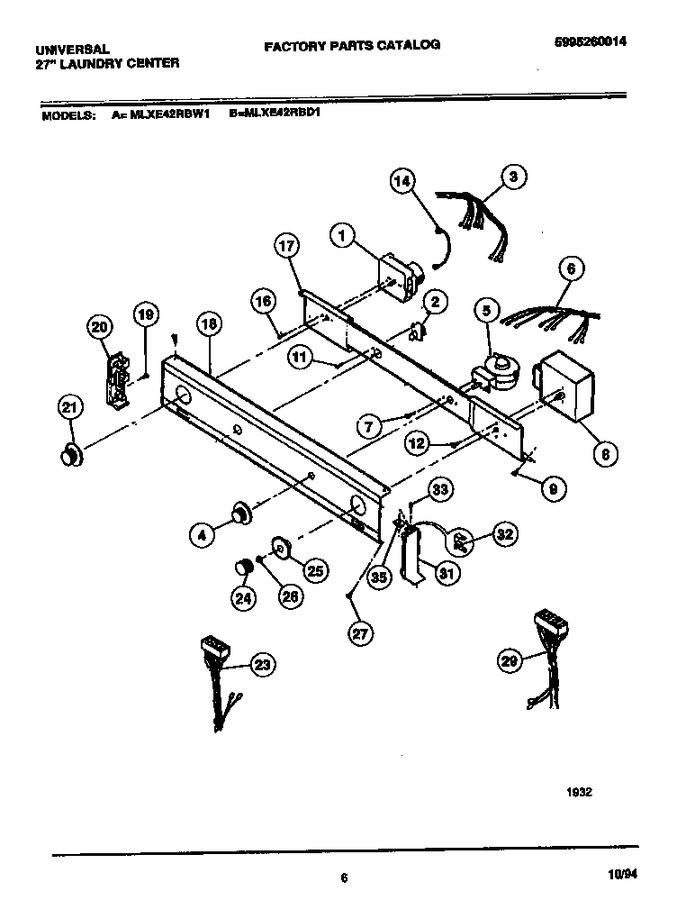 Diagram for MLXE42RBD1