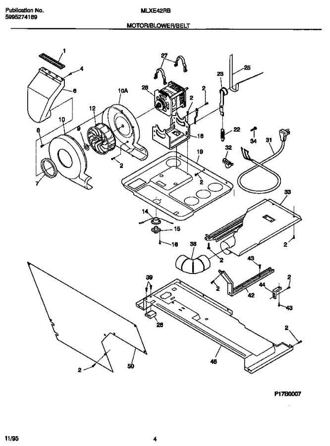 Diagram for MLXE42RBW2