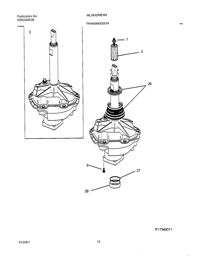 Diagram for MLXE42REW6