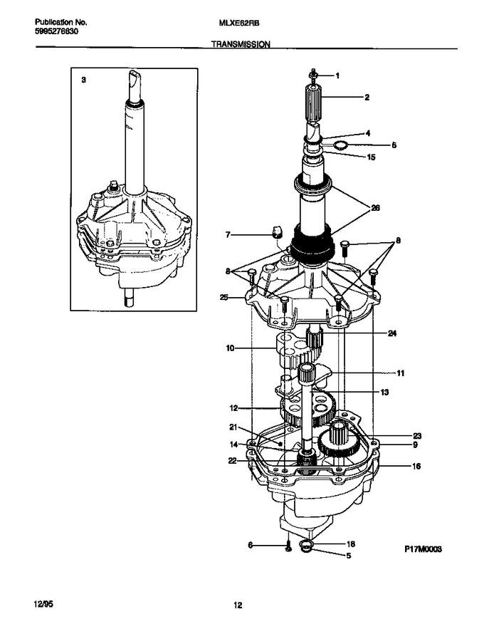 Diagram for MLXE62RBD3