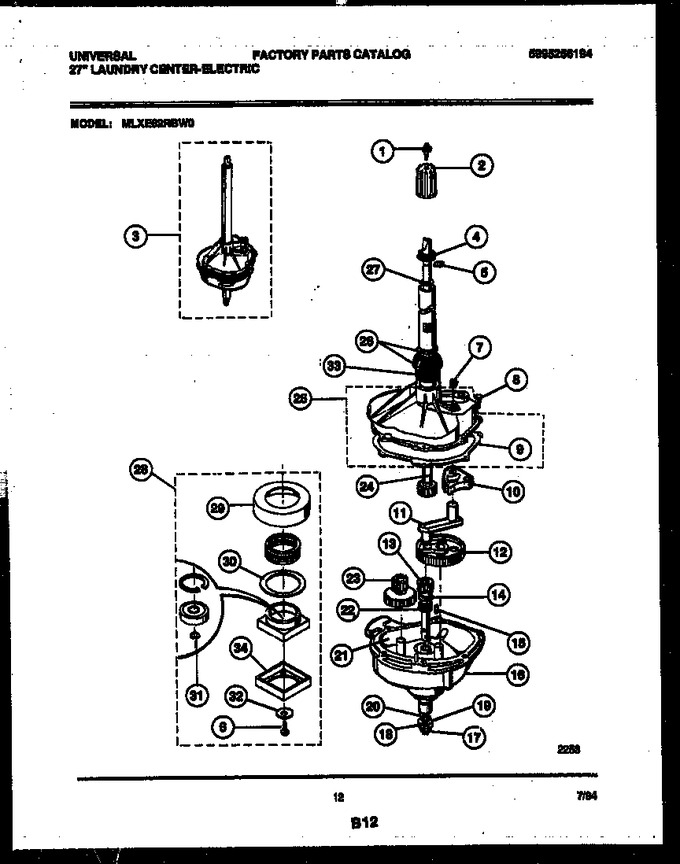 Diagram for MLXE62RBWW0