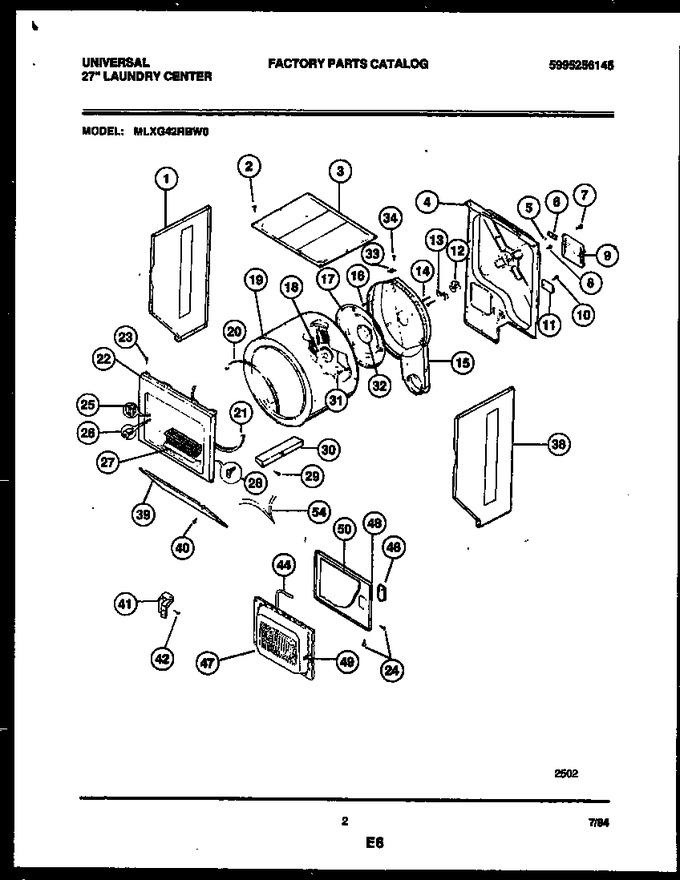 Diagram for MLXG42RBW0