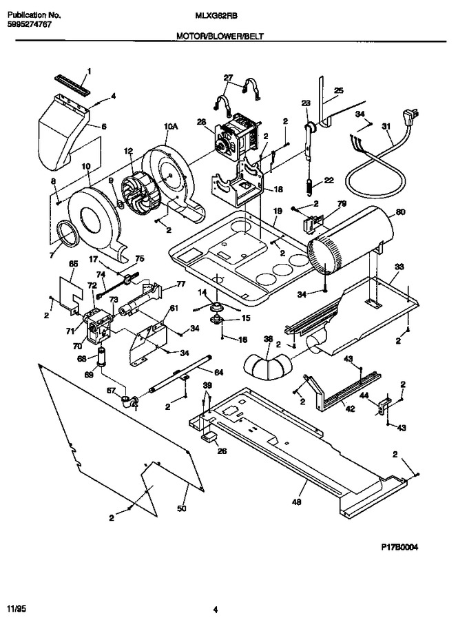 Diagram for MLXG62RBW2