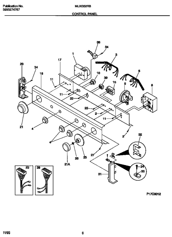 Diagram for MLXG62RBW2