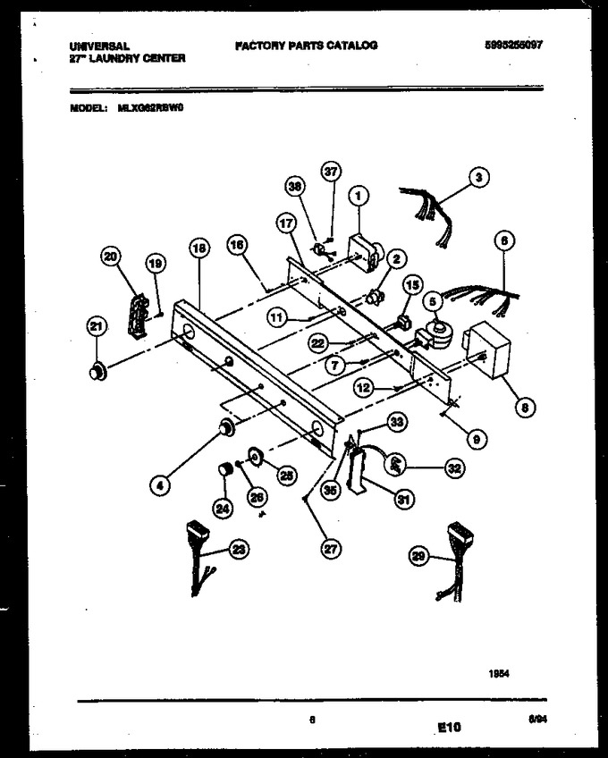 Diagram for MLXG62RBW0