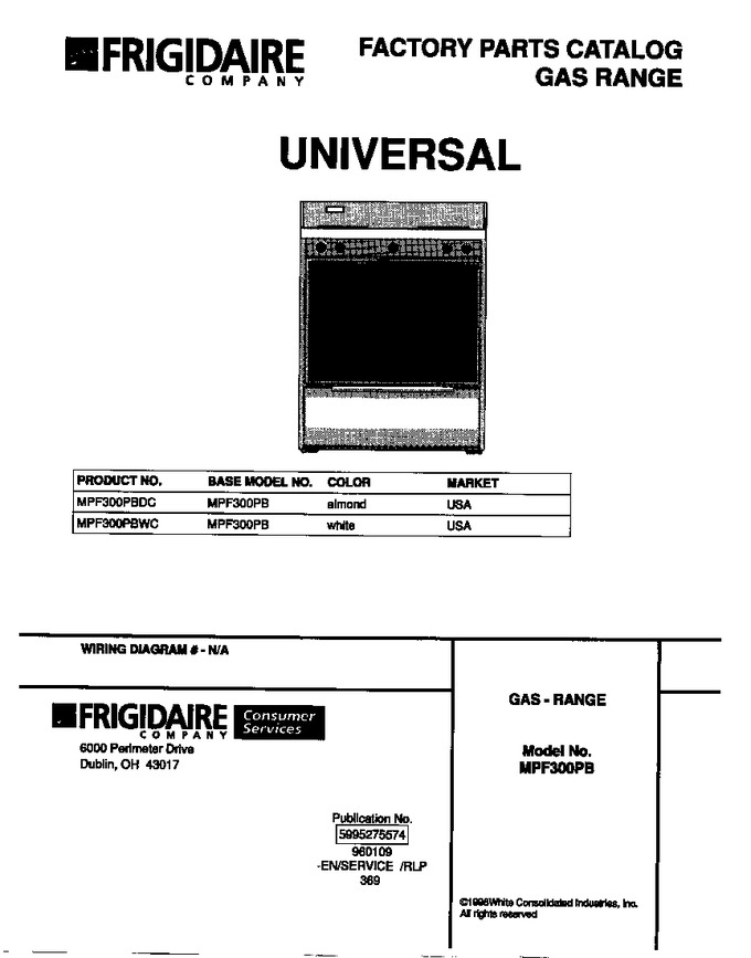 Diagram for MPF300PBWC