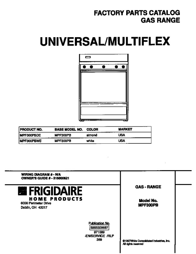 Diagram for MPF300PBWE