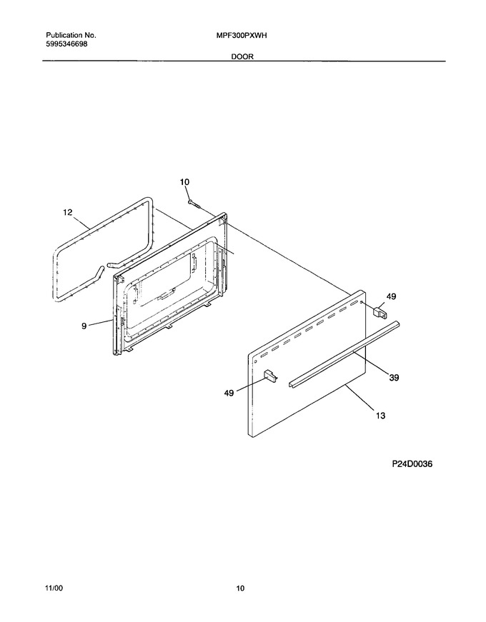 Diagram for MPF300PXWH