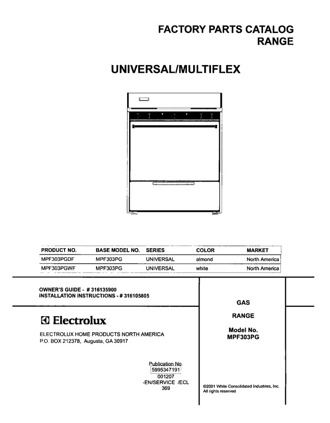 Diagram for MPF303PGWF