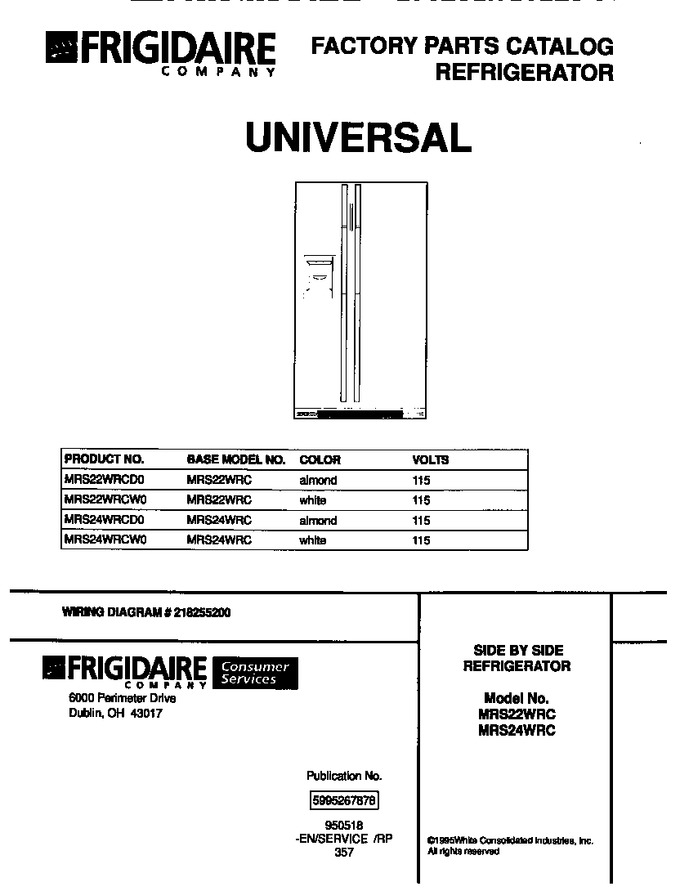 Diagram for MRS22WRCW0