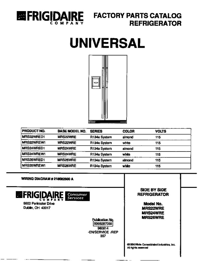 Diagram for MRS22WREW1