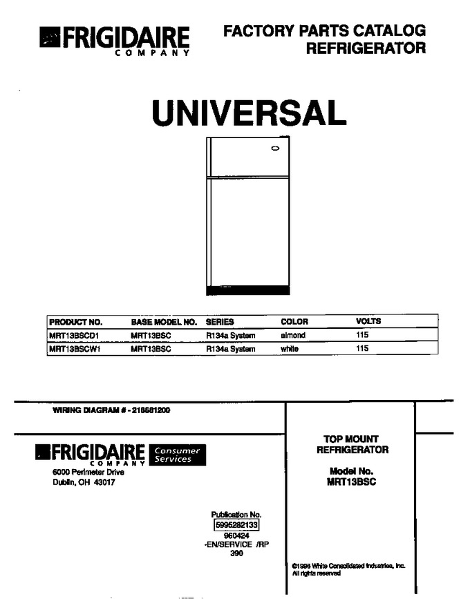 Diagram for MRT13BSCW1