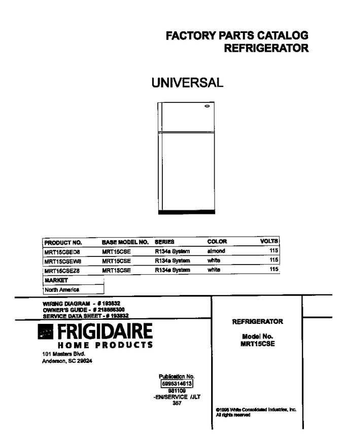 Diagram for MRT15CSEZ8