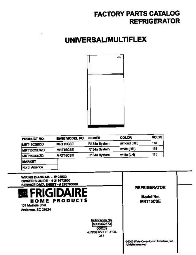 Diagram for MRT15CSEZD