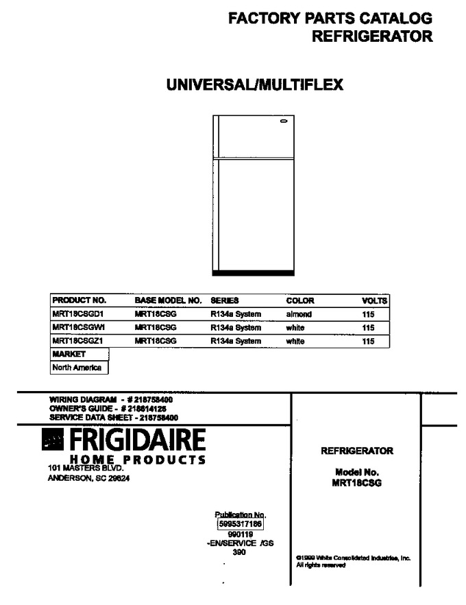 Diagram for MRT18CSGD1