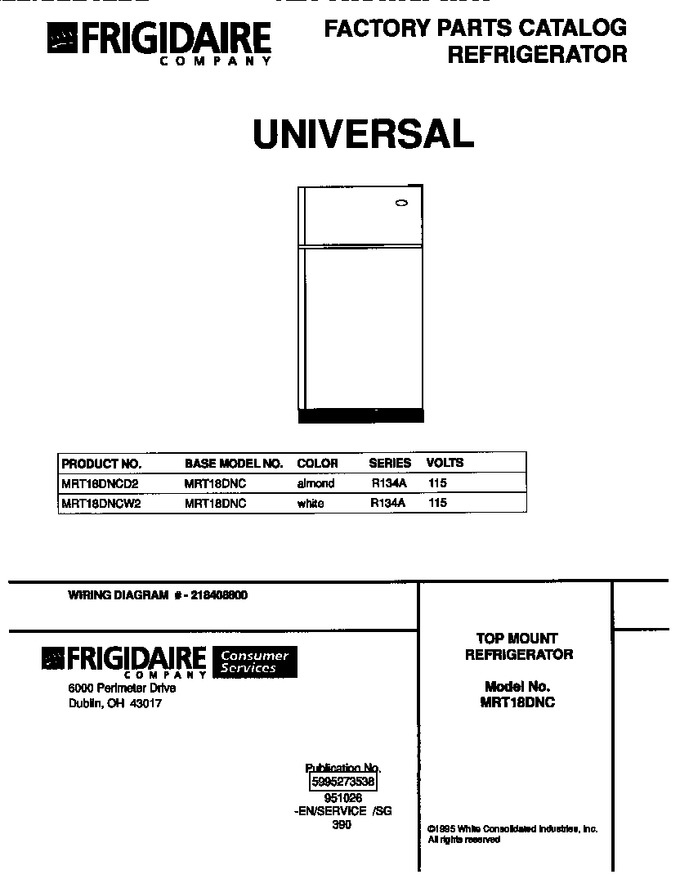 Diagram for MRT18DNCW2