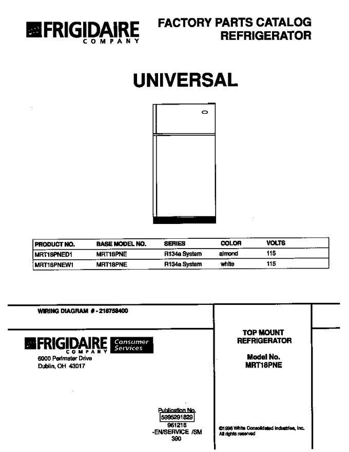 Diagram for MRT18PNEW1