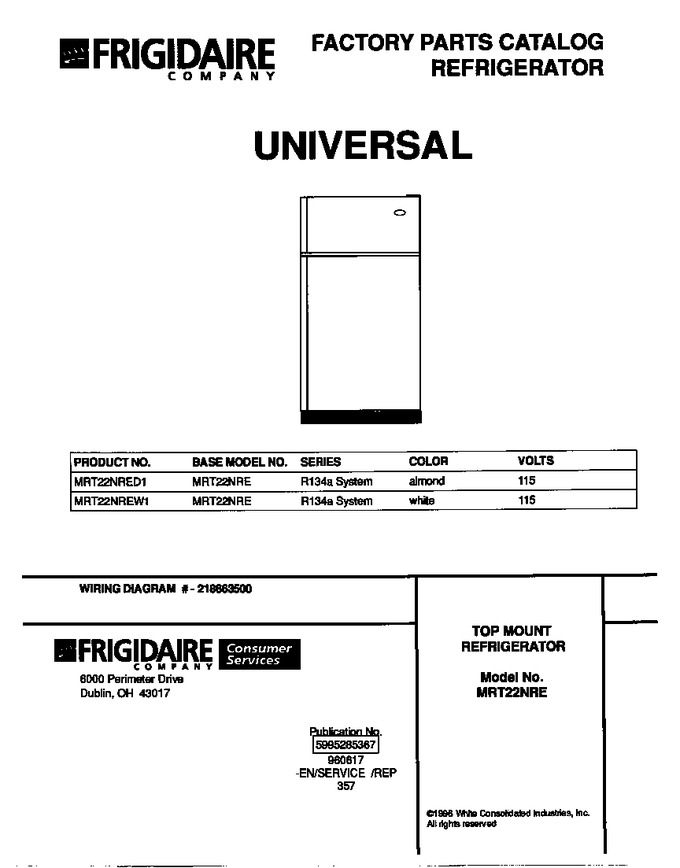 Diagram for MRT22NREW1