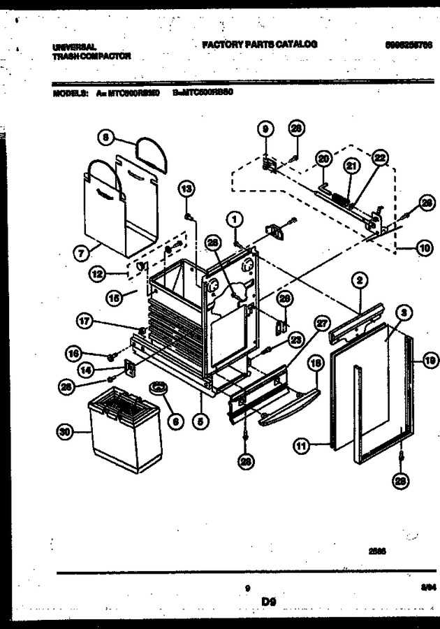 Diagram for MTC500RBS0