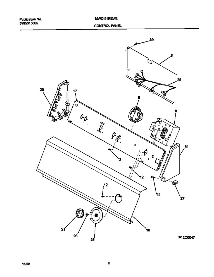 Diagram for MWX111REW2