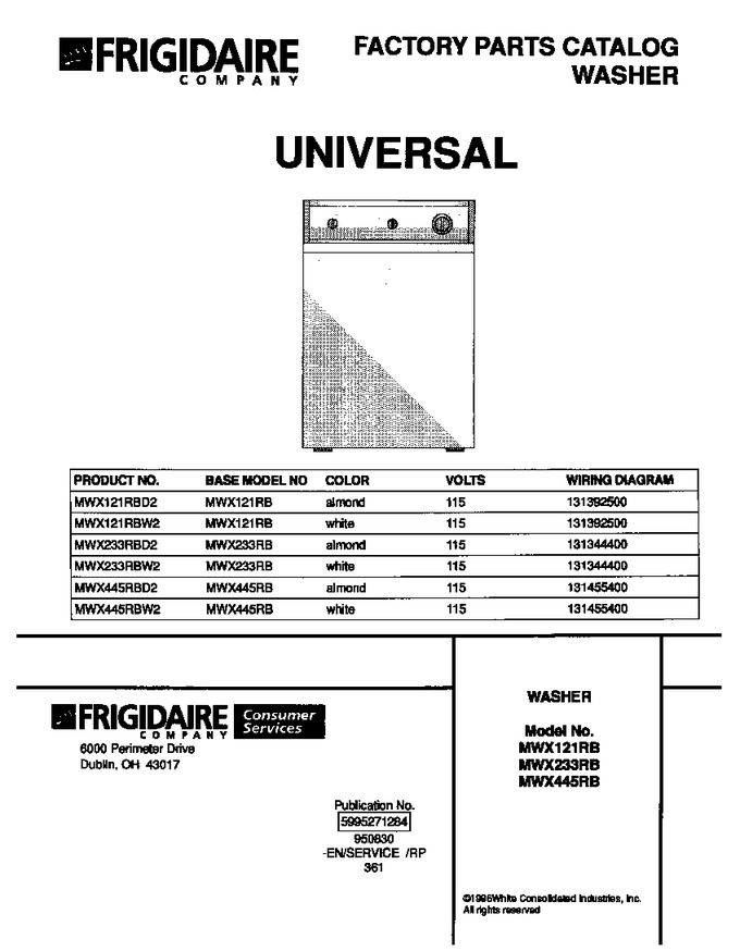 Diagram for MWX233RBD2