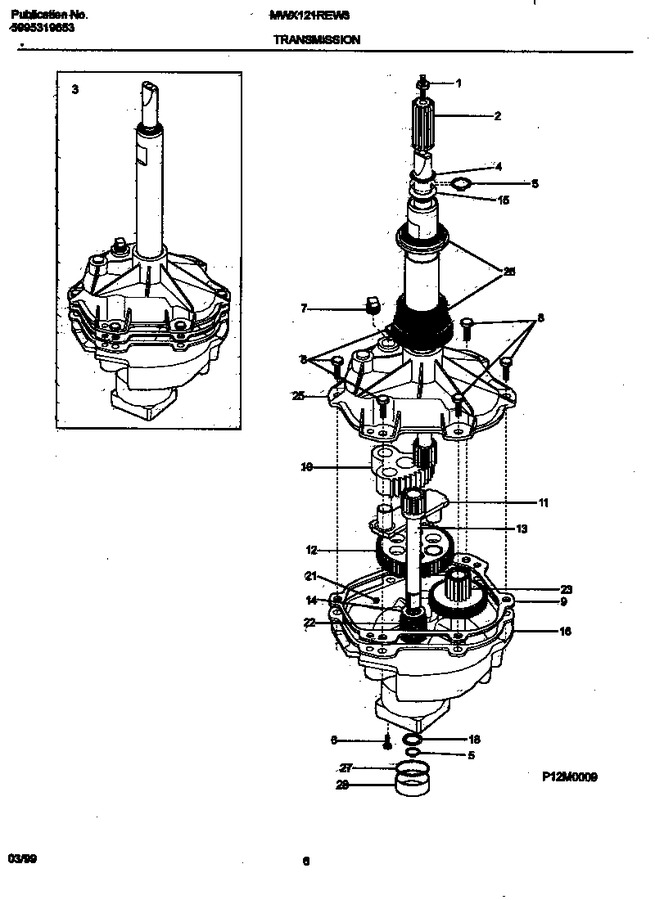 Diagram for MWX121REW3