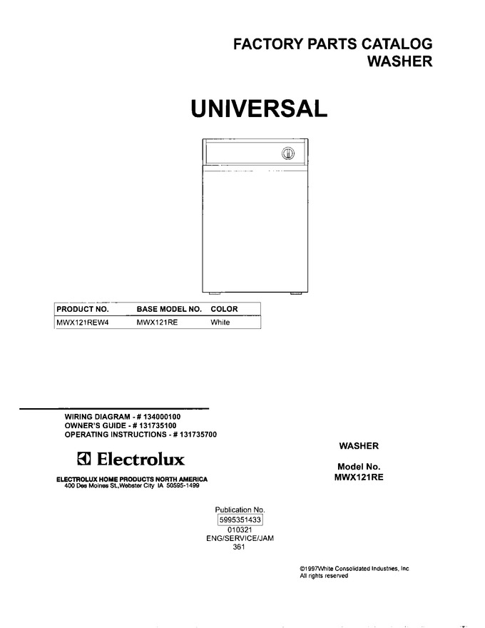 Diagram for MWX121REW4