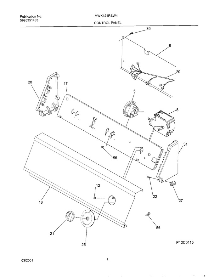 Diagram for MWX121REW4