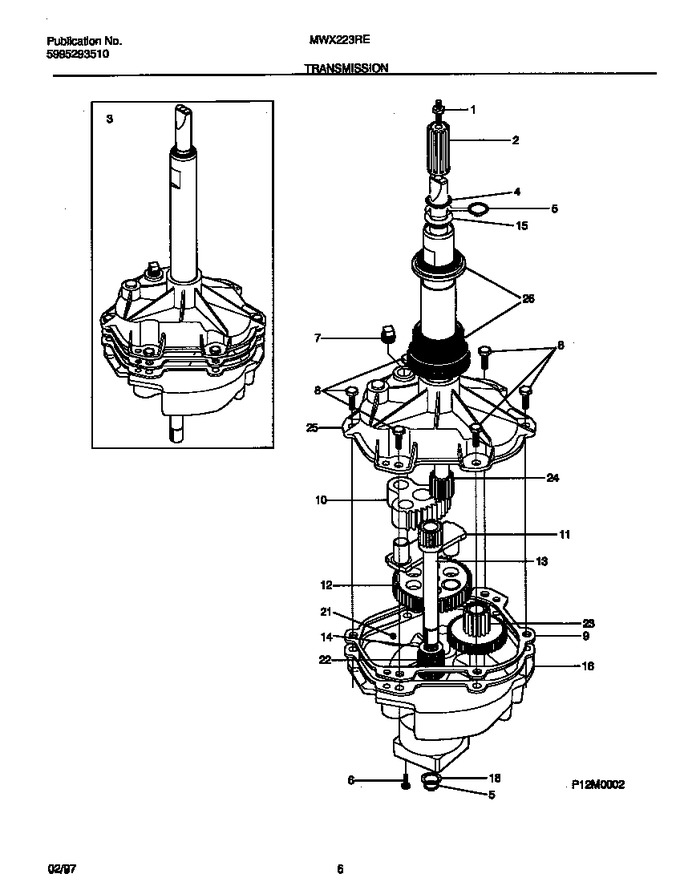 Diagram for MWX223REW1