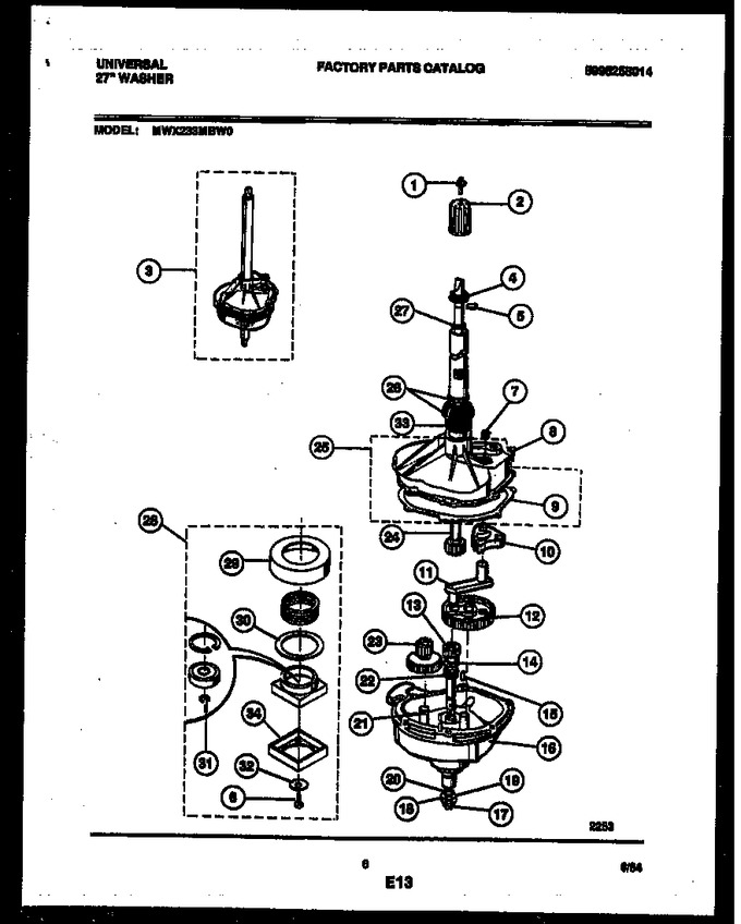 Diagram for MWX233MBWD0