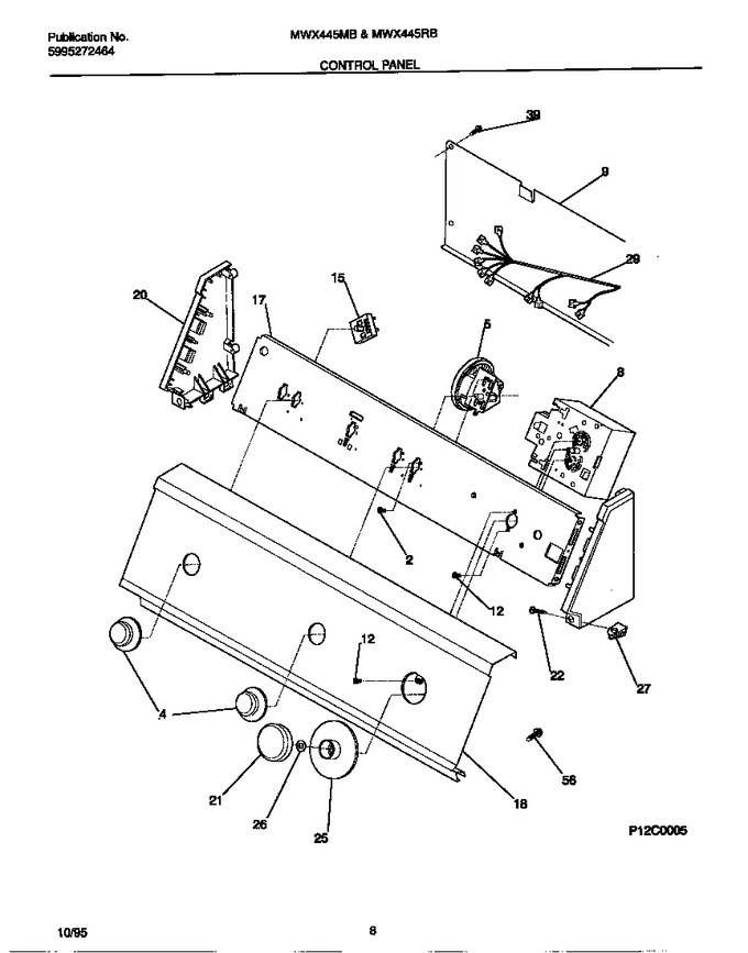 Diagram for MWX445MBW3