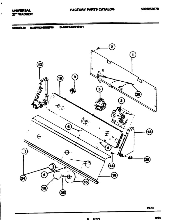 Diagram for MWX445RBW1